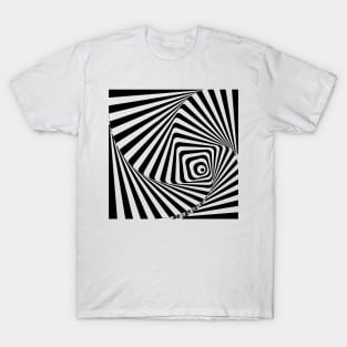 Abstract Black And White T-Shirt